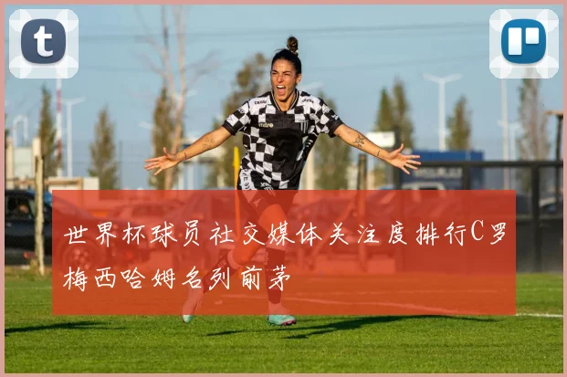 世界杯球员社交媒体关注度排行C罗梅西哈姆名列前茅